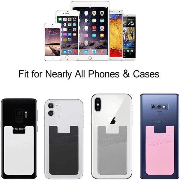 Double-Layer Silicone Cell Phone Wallet