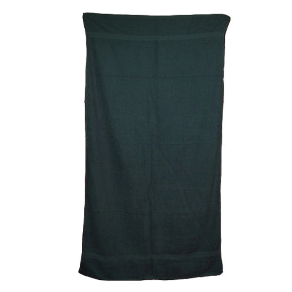 Hunter Green 32x64 Terry Cotton Beach Towels.