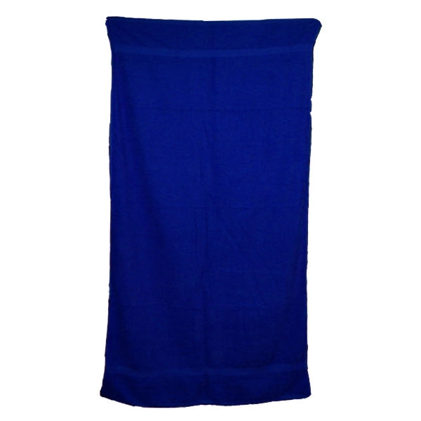 Navy Blue 32x64 Terry Cotton Beach Towels.
