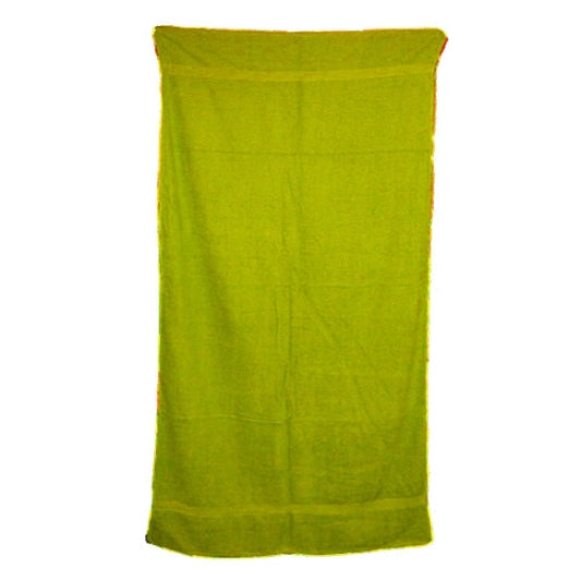 Neon Yellow 32x64 Terry Cotton Beach Towels.