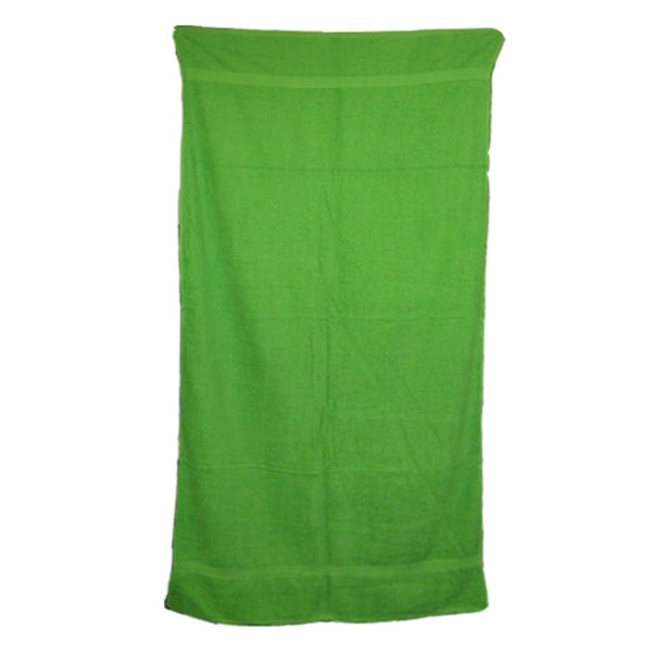 Lime Green 34x70 Terry Cotton Beach Towels.