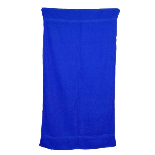Royal Blue 34x70 Terry Cotton Beach Towels.