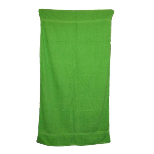 Lime Green 32x64 Terry Cotton Beach Towels.