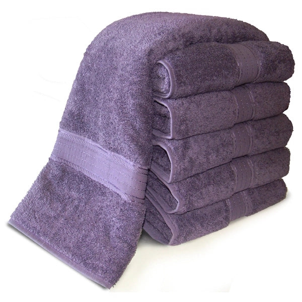 Imperial Purple 30x54 Luxurious Bath Towels, 18 Lbs Per Dz.