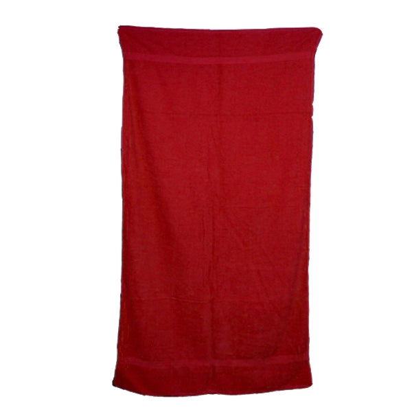 Salsa Red 30x52 Terry Cotton Bath Towel.