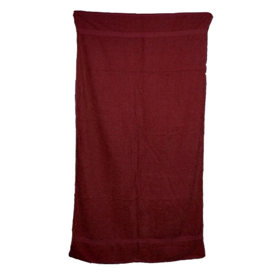 Burgundy 30x52 Shuttleless Loom Bath Towel