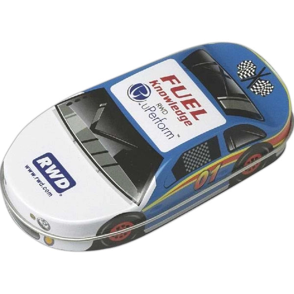 Race Car Tin Filled With Assorted Jelly Beans