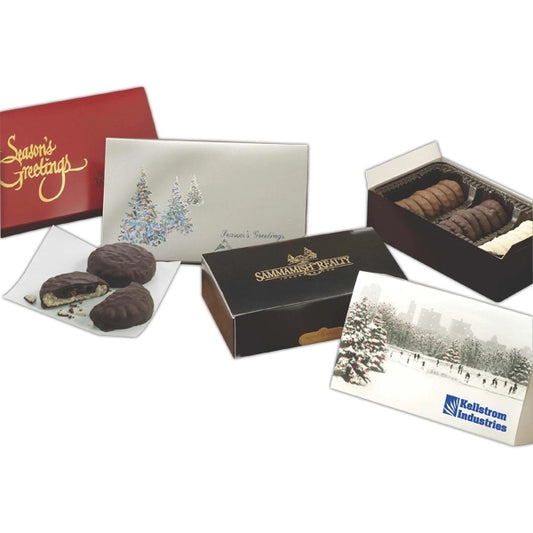 The Contemporary Promo Box filled with English Butter Toffee