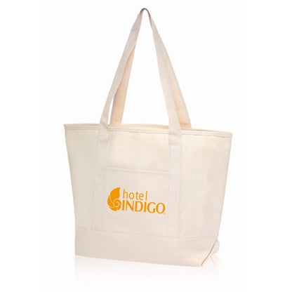 Front Pocket Canvas Tote Bag
