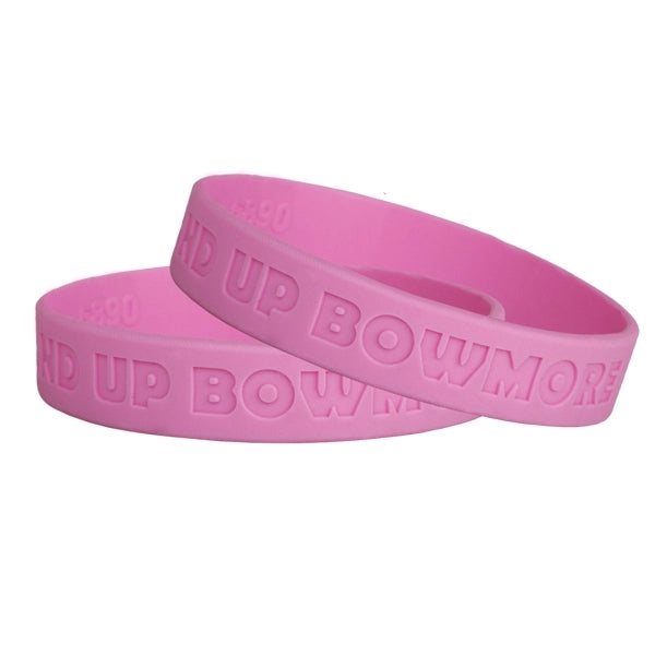 Debossed Silicone Wristband Bracelet-A