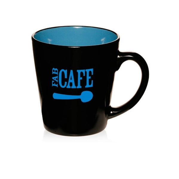 12 oz. Two-Tone Latte Custom Mug