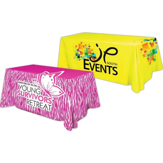 All Over Full Color Table Cover 3-sided, fits 6' table