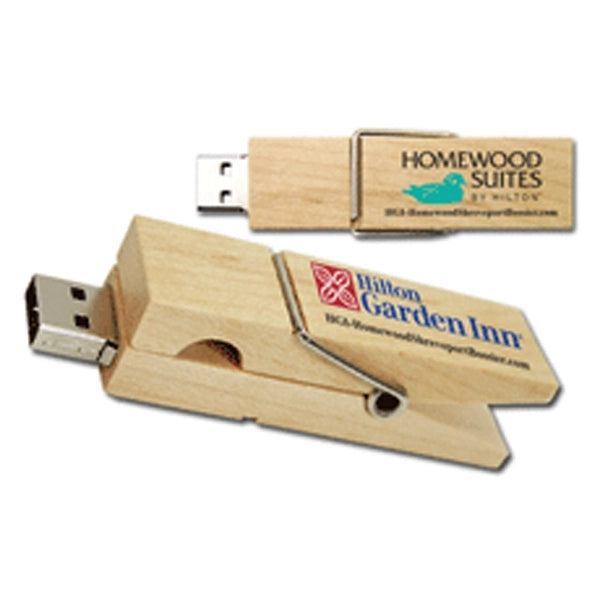 USB Storage Drive - U336-8GB-Wooden