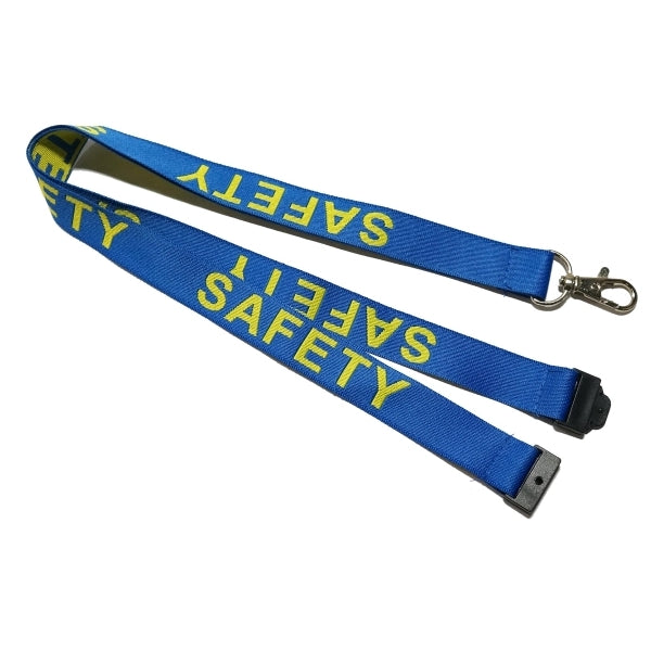 Custom 1/2" Woven Lanyards w/ Safety Breakaway
