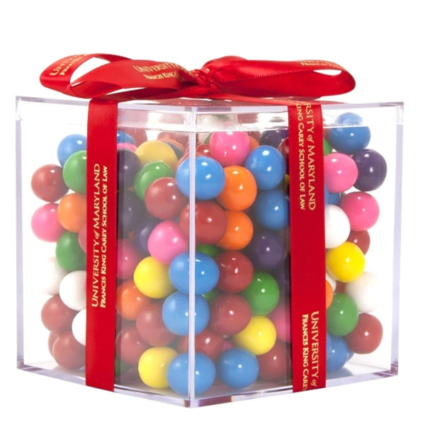 Acrylic Cube with Malt Balls
