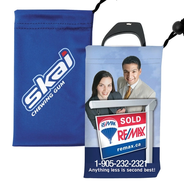 Microfiber CellPhone/Eye Glass Pouch-Full Color Sublimation